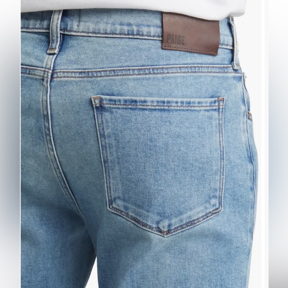 Paige Transcend Vintage Federal Slim Straight Jeans, Kahn - Picture 4 of 5